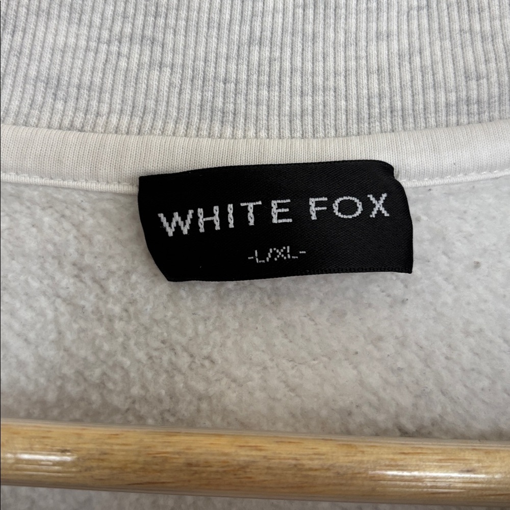 White Fox Santa Monica Tie Dye Heather Grey Sweatshirt L/XL - Picture 4 of 7